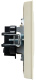 фото Розетка без заземления в сборе IEK BR-R10-10-K10-F