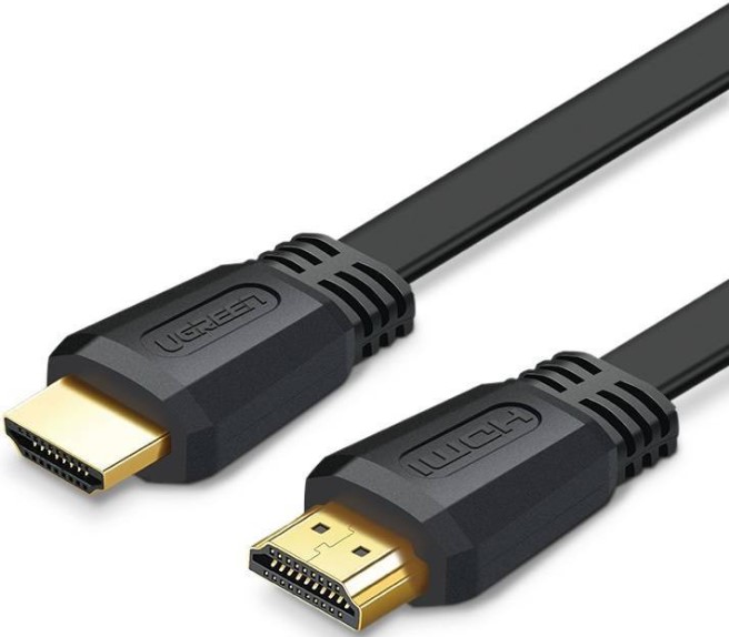 

Кабель интерфейсный HDMI-HDMI UGREEN ED015 50820_ плоский , длина 3м, цвет: черный, ED015