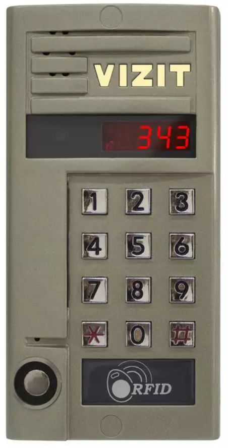

Вызывная панель VIZIT БВД-343RTCPL (блок вызова) для совместной работы с БУД-302х, -430х, -485х, встроенный считыватель ключей VIZIT-ТМ и VIZIT-RF2, БВД-343RTCPL