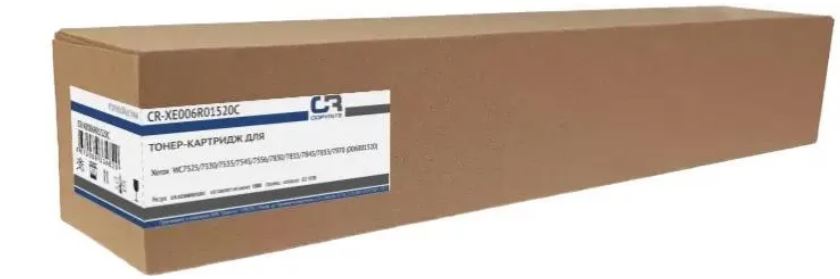 

Тонер-картридж CopyRite CR-XE006R01520C для Xerox WC7525/7530/7535/7545/7556/7830/7835/7845/7855/7970, 15000стр, cyan, CR-XE006R01520C