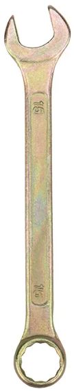 

Ключ комбинированный Rexant 12-5810-2 15мм, желтый цинк, 12-5810-2