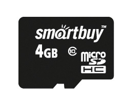фото Карта памяти MicroSDHC 4GB SmartBuy SB4GBSDCL10-00 в Челябинске