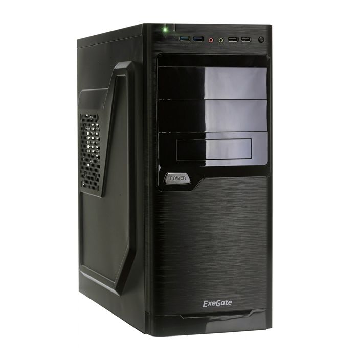 

Корпус ATX Exegate XP-330U EX272730RUS miditower, XP600, 120mm, 2*USB+2*USB3.0, Audio, black, XP-330U