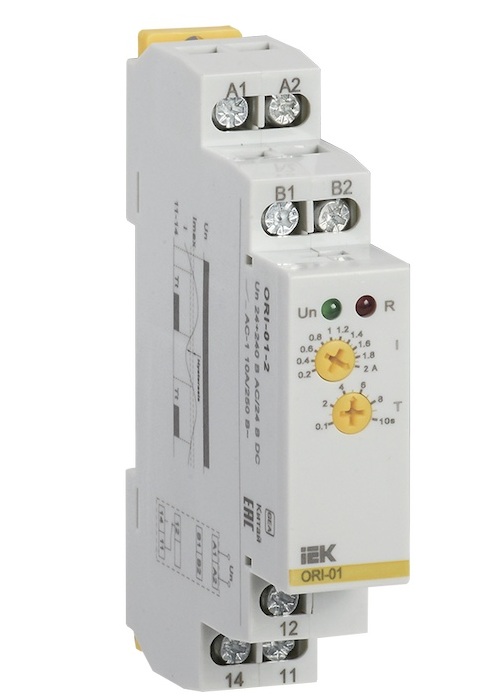 

Реле контроля тока IEK ORI-01-2 ORI 0,2-2А 24-240В AC/24В DC, ORI-01-2