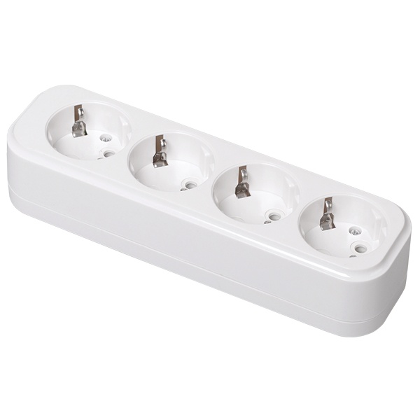 

Колодка удлинителя IEK KYP11-16-04-00-Z К04 4 места CLASSIC, KYP11-16-04-00-Z