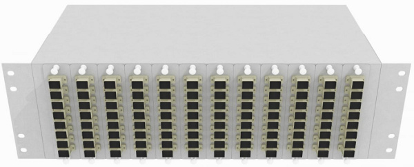 фото Кросс оптический стоечный  TopLAN КРС-Top-3U-96SC/U-OM2-GY в Волгограде
