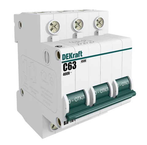 Изображение товара Автоматический выключатель DEKraft 11123DEK 3 А 400 В
