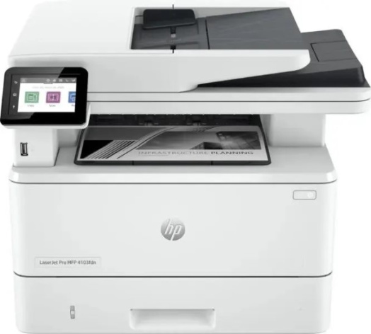 фото МФУ лазерное черно-белое HP LaserJet Pro MFP M4103dw (УЦЕНЕННЫЙ) в Уфе