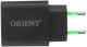 фото Зарядное устройство сетевое ORIENT PU-C20W (bl) в Екатеринбурге