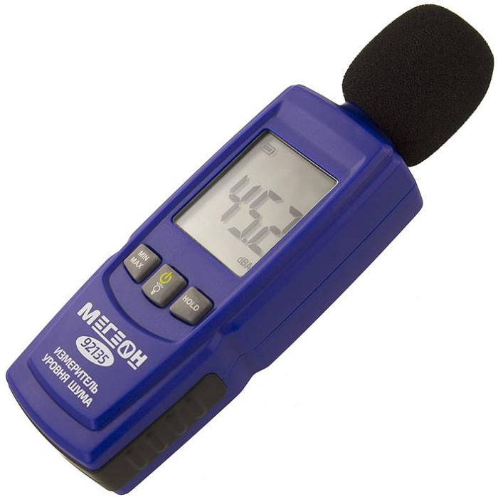 

Измеритель уровня шума МЕГЕОН 92135 (шумомер), цифровой, 92135
