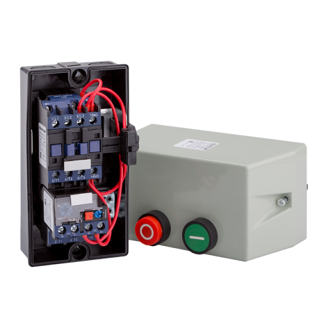 Изображение товара Пускатель КЭАЗ 110702 с катушкой 220 В для автоматических систем 16 А