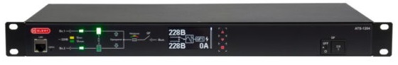 

Переключатель ELEMY ATS-1204/16 1U 19" 220V 16A 3500VA, защита выхода от перегрузки и короткого замыкания, ATS-1204/16