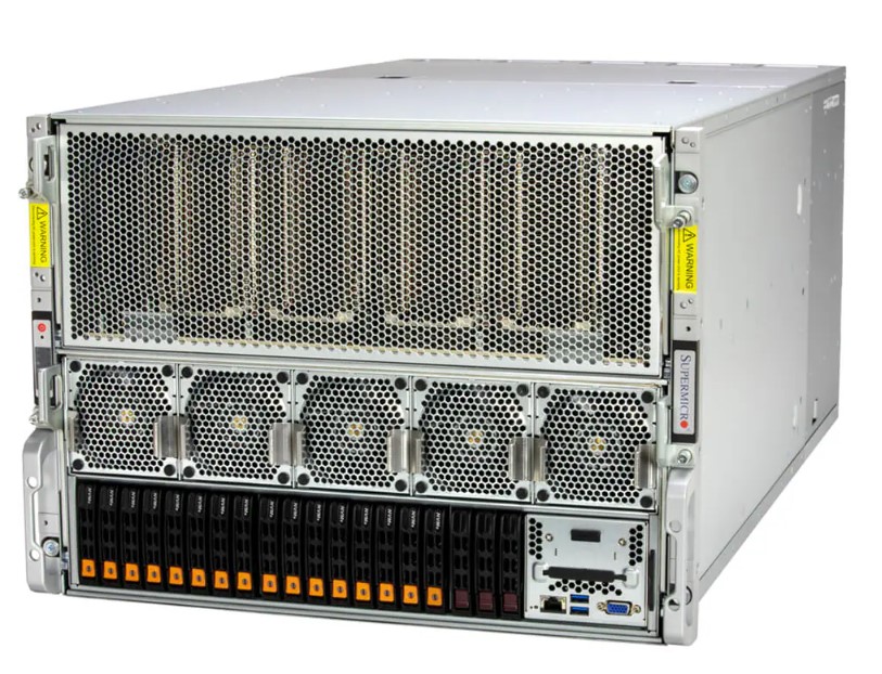 

Сервер Supermicro SYS-821GE-TNHR_2807 8U SuperServer 2*8558/32*64GB/2*3.84TB SSD/3000W 80+ Titanium, SYS-821GE-TNHR_2807