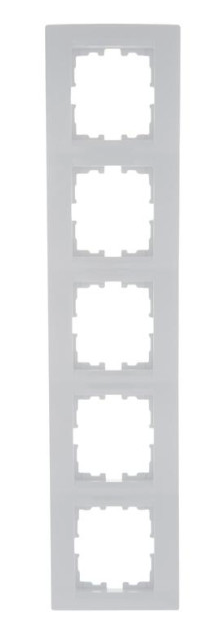 

Рамка Lezard 707-0200-150 Karina 5-м горизонт. бел., 707-0200-150