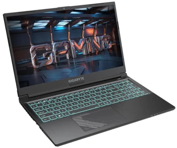 фото Ноутбук  GIGABYTE G5 15.6 ", Core i5, 16 Гб RAM, 512 Гб SSD, GeForce RTX 4050, Черный