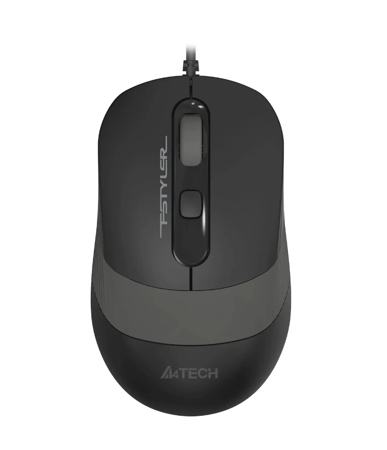 

Мышь A4Tech FM10T GREY серая оптическая (1600dpi) USB для ноутбука (4but) 1931384, FM10T GREY
