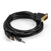 фото Кабель-переходник Exegate EX-HDMIM-VGAM-3.5JackS-3.0
