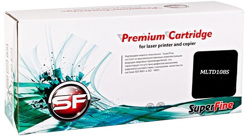 

Картридж SuperFine SF-MLTD108S для Samsung MLT-D108S ML1640/1641/2240/2241 1.5K SuperFine, SF-MLTD108S