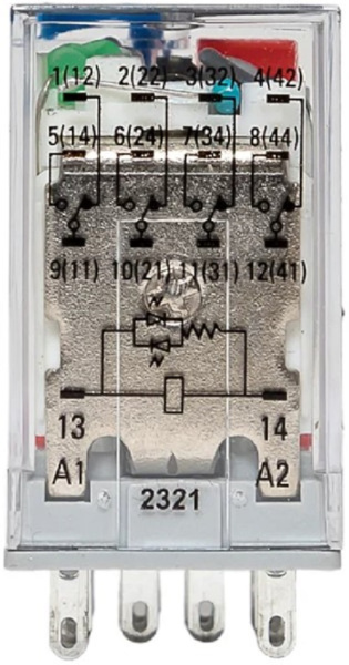 фото Реле промежуточное EKF rpat-22-4-220DC в Казани