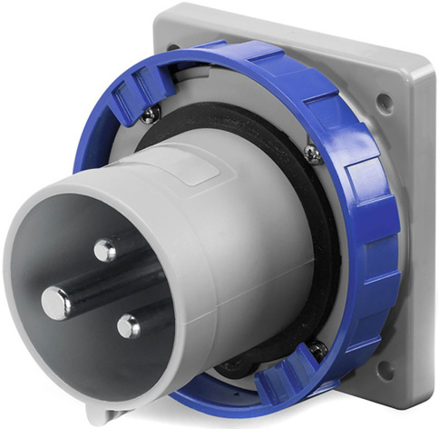 Изображение товара Вилка электропитания DKC DIS24612593 IP67 3 контакта пластиковый корпус