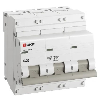 фото Автоматический выключатель  EKF mcb47100m-3-40C-pro в Санкт-Петербургe