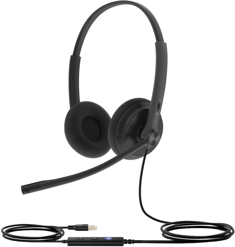 

Гарнитура Yealink UH34 Lite Dual UC проводная, HD звук, USB, UH34 Lite Dual UC