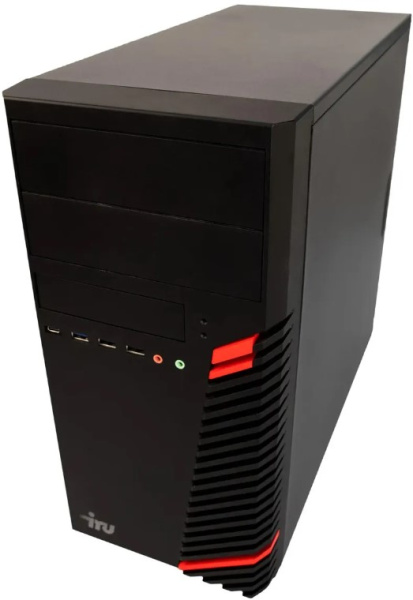 фото Системный блок iRu Home 310H6SM MT Intel Pentium, 8 ГБ, 256 Гб, Intel UHD Graphics,  ОС Не установлена