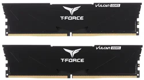 

Модуль памяти DDR5 64GB (2*32GB) Team Group FLBD564G5600HC36BDC01 T-Force Vulcan PC5-44800 5600MHz CL36 1.30V Black, FLBD564G5600HC36BDC01