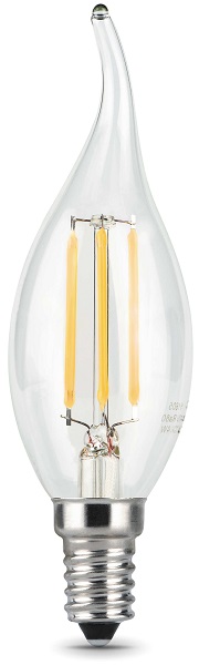

Лампа светодиодная Gauss 104801105-D LED Filament Свеча на ветру dimmable E14 5W 420lm 2700K, 104801105-D