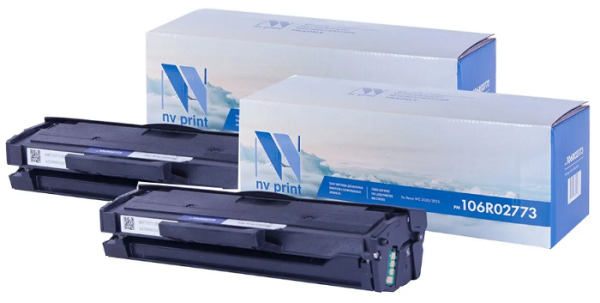 Изображение товара Комплект совместимых картриджей NVP NV-106R02773-SET2 для Xerox