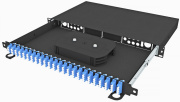 фото Кросс оптический стоечный TopLAN КРСв-Top-2U-96LC/U-OS2-BK