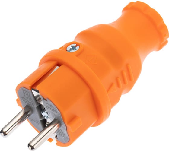 

Вилка Rexant 111-015 прямая влагозащищенная, c/з, 16 А, IP44, каучук оранжевая, 111-015