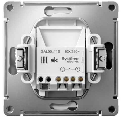 фото Выключатель одноклавишный  Systeme Electric GAL000111S в Красноярске