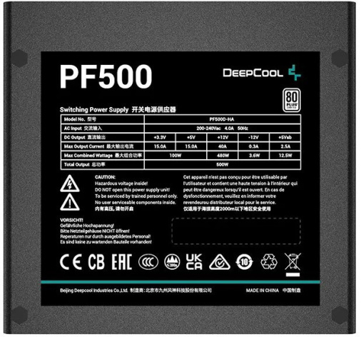 фото Блок питания ATX Deepcool PF500D в Казани