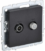 фото Розетка телевизионная IEK BR-AF20-O-K02