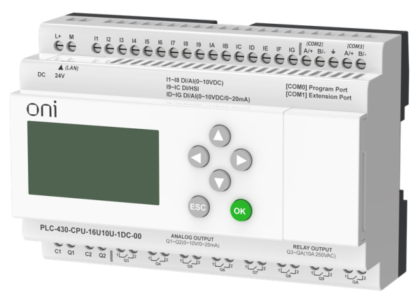 фото Модуль  ONI PLC-430-CPU-16U10U-1DC-00 в Санкт-Петербургe