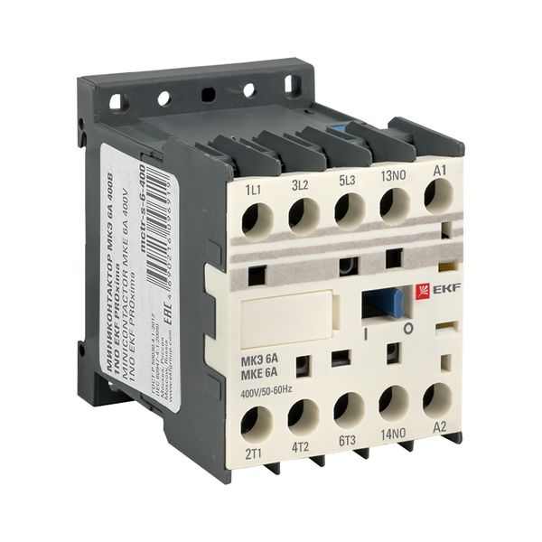 

Контактор EKF Mctr-s-6-400 МКЭ 6А 400В 1NO, Mctr-s-6-400