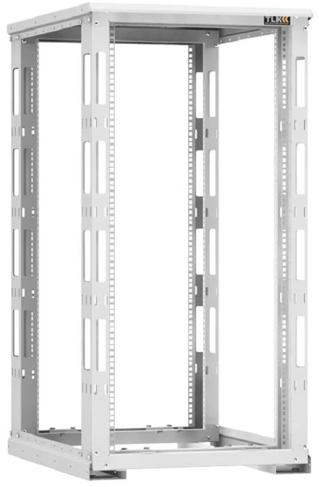 

Стойка 19", 42U TLK TRD-426010-R-BK открытая, двухрамная, Ш600xВ1995xГ1000мм, с крышей, в разобранном виде, черный, TRD-426010-R-BK