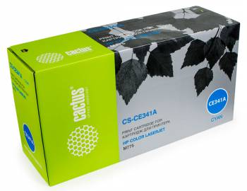 

Картридж Cactus CS-CE341A голубой для HP Color LaserJet M775 (16000стр.), CS-CE341A