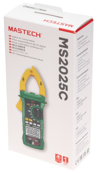 фото Токовые клещи  Mastech MS2025C в Санкт-Петербургe