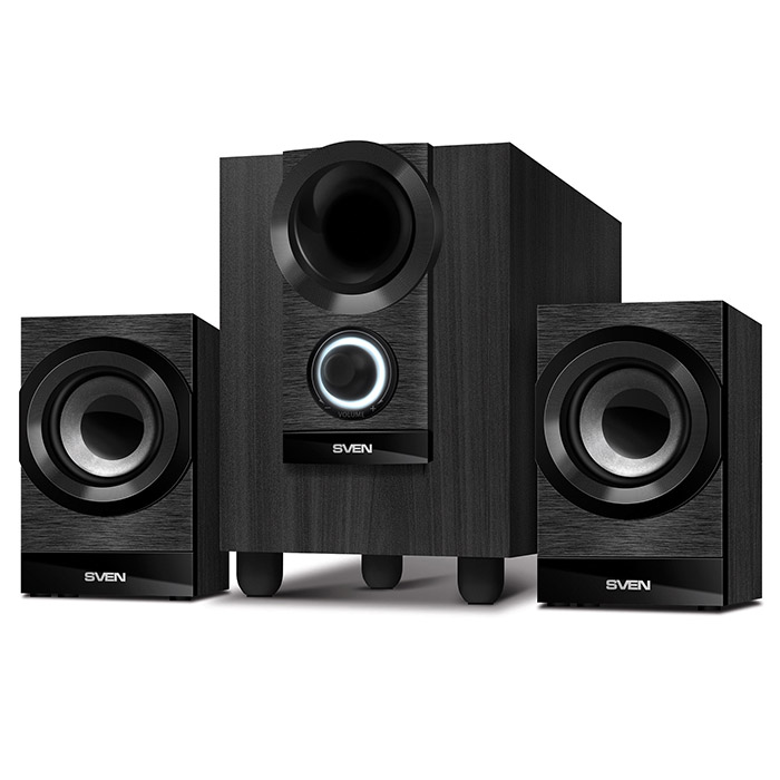 

Компьютерная акустика 2.1 Sven MS-150 SV-014803 черные, 15Вт, MS-150