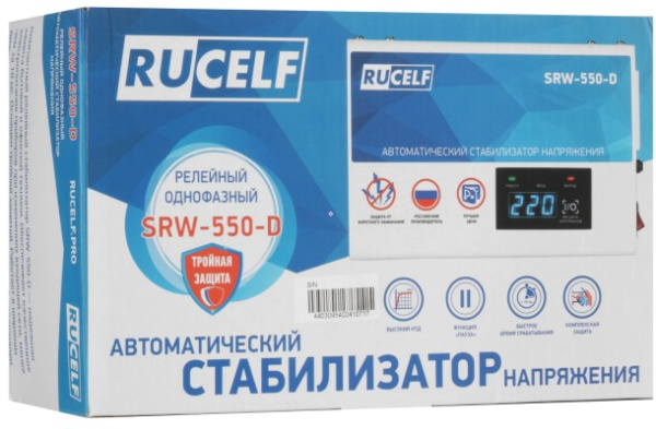 фото Стабилизатор напряжения RUCELF SRW-550-D