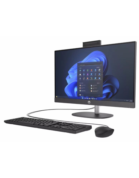 фото Моноблок 23.8" HP ProOne 240 G10 All-in-One NT (Intel Core Ultra 5 125U, 8ГБ SODIMM DDR4, SSD 512 ГБ, Arc graphics, Без ОС) Серый [D10FBET]
