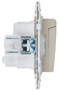 фото Розетка с заземлением IEK SK-R16-16-44-K10
