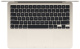 фото Ноутбук  Apple Macbook Air 13 (2025) в Воронеже 13.6 ", M, 16 Гб RAM, 256 Гб SSD, M4 8-Core GPU, Золотистый