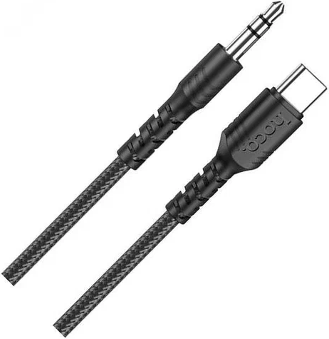 

Кабель Hoco 6931474751690 UPA17, Type-c/3.5 Jack, 1м, черный, 6931474751690