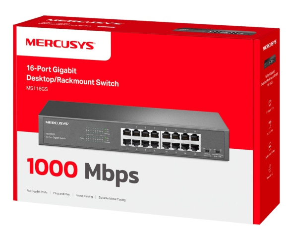 фото Коммутатор неуправляемый Mercusys MS116GS в Екатеринбурге