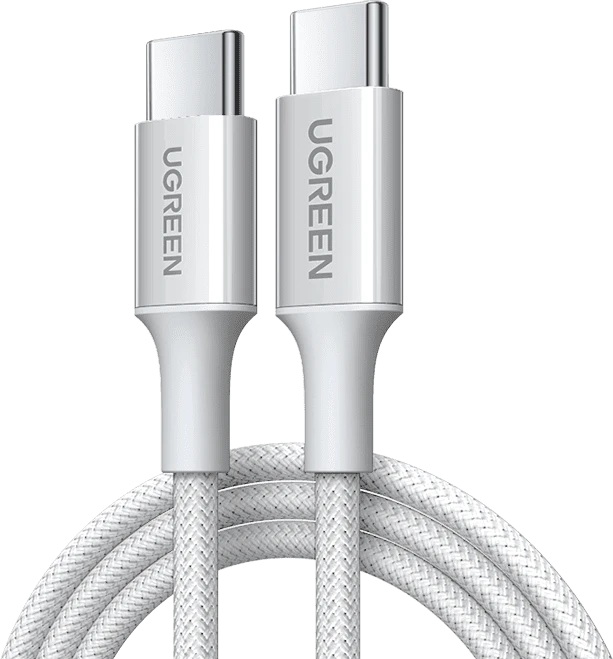 

Кабель UGREEN L501 35465_ 60W USB-C to USB-C, 3A Max 1m, titanium color, L501