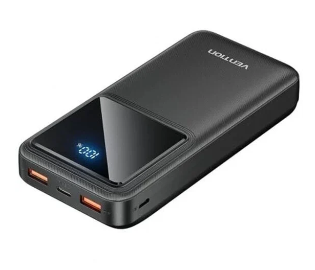 

Зарядное устройство беспроводное Vention FHLB0 Power Bank 20000mAh(M/C-A/A)22.5W Черный с LED Дисплеем, FHLB0