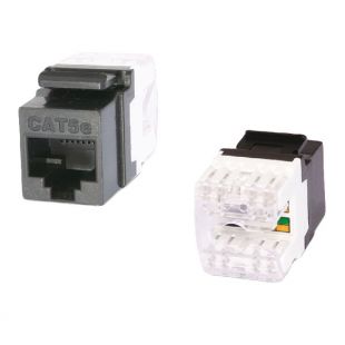 

Модуль Eurolan 16B-U6-03BL Keystone 1xRJ45 UTP,568A/B кат.6e ,черный, 16B-U6-03BL
